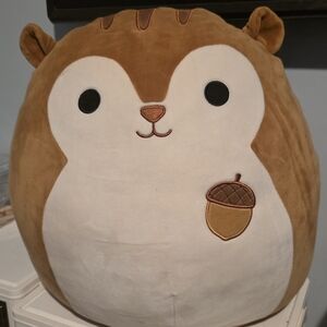 Squishmallows Brown and White Plush